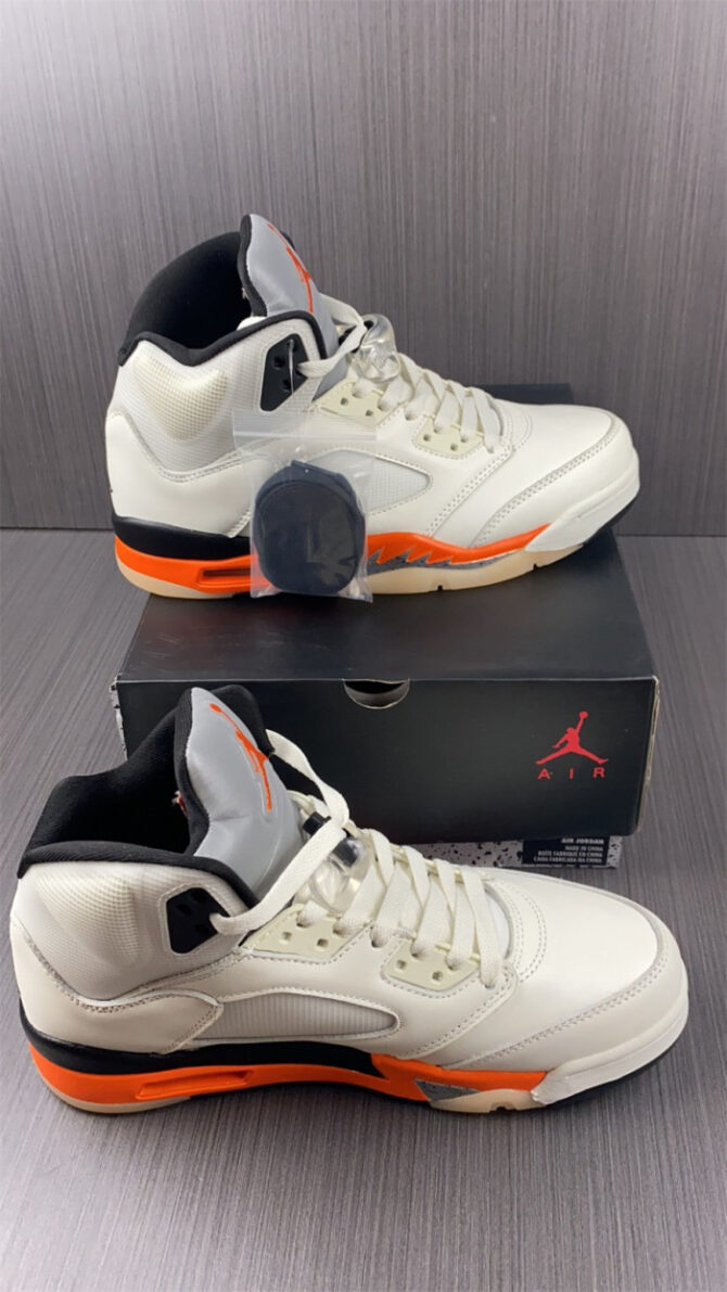 Air Jordan 5 Retro Total Orange DC1060-100 - Image 8