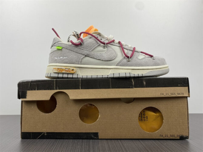 Nike Dunk Low O-W Lot 35 DJ0950-114 - Image 5