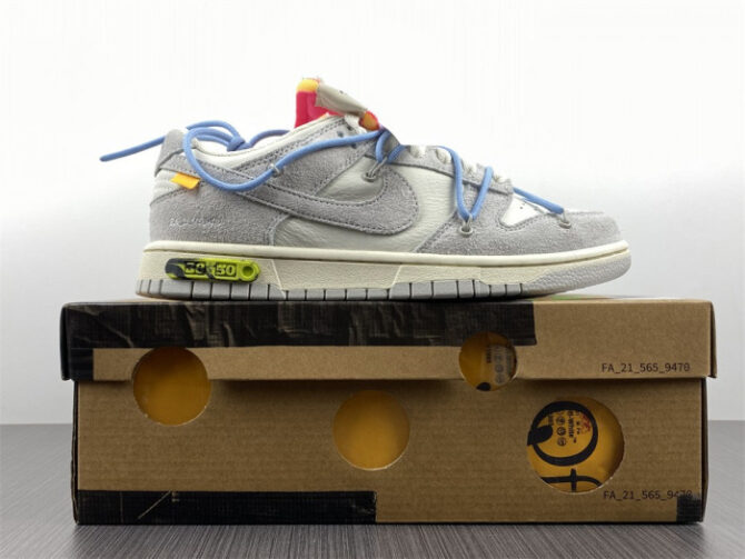 Nike Dunk Low O-W Lot 38 DJ0950-113 - Image 3