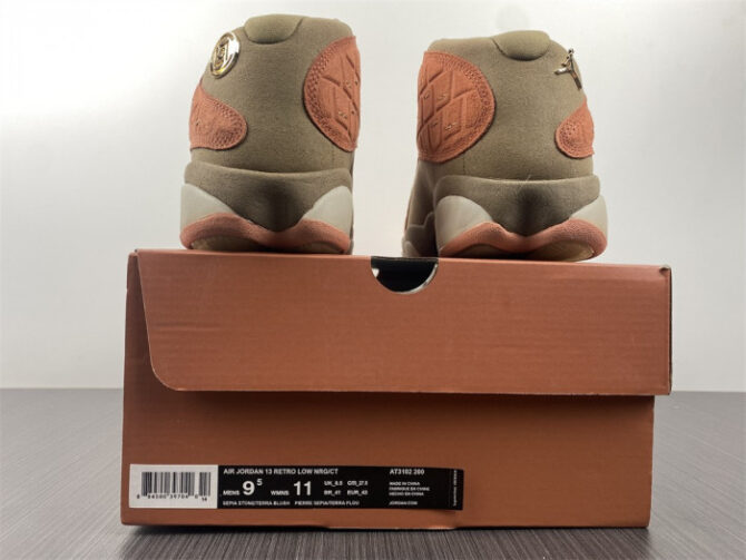 CLOT X AIR JORDAN 13 LOW SEPIA STONE/CANTEEN-TERRA BLUSH AT3102-200 - Image 5