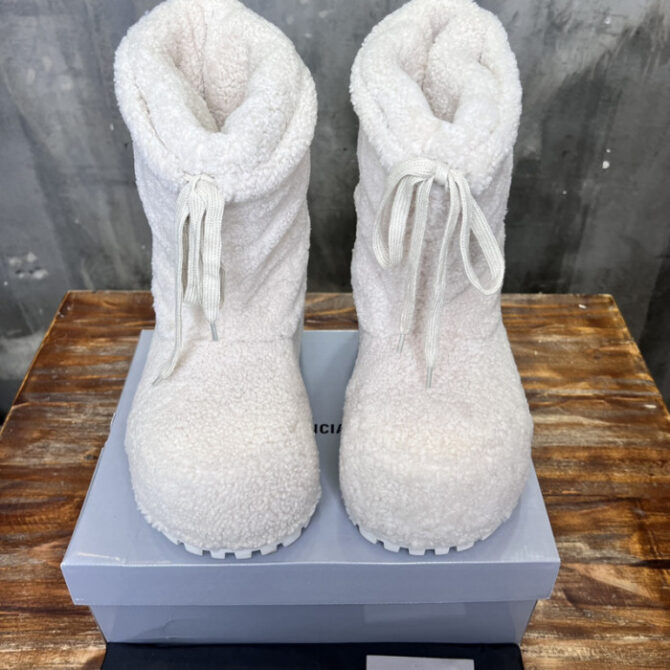 Balenciaga Boots (Lamb Wool) - Image 6