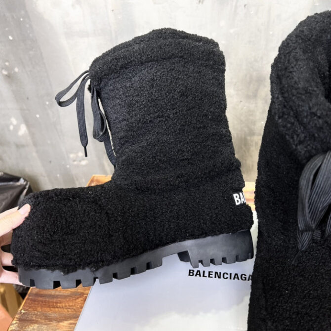 Balenciaga Boots (Lamb Wool) - Image 5