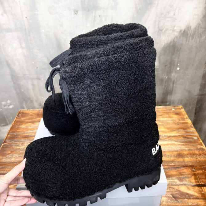 Balenciaga Boots (Lamb Wool)