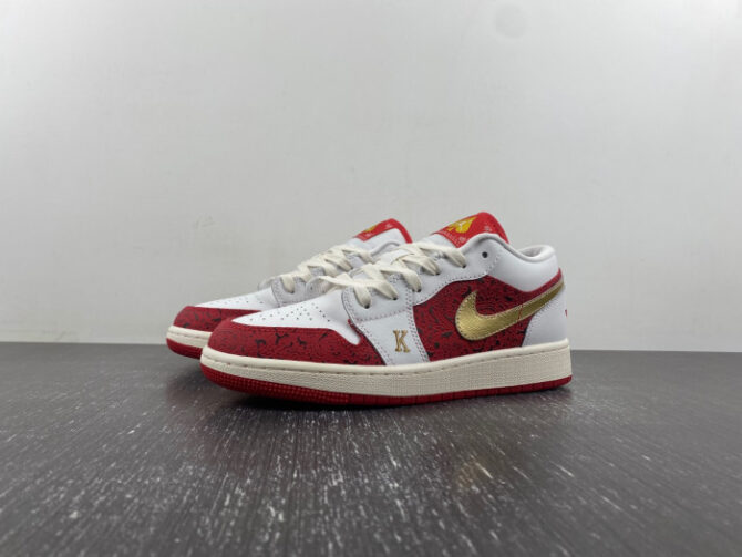 Jordan 1 Low Spades DJ5186-100 - Image 4