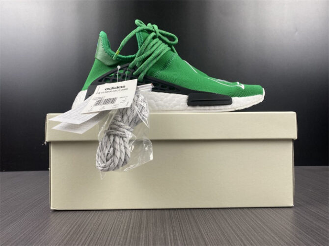 Adidas Pharrell x NMD R1 Pharrell HU Green BB0620 - Image 5