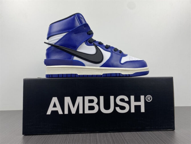 Nike Dunk High AMBUSH Deep Royal CU7544-400 - Image 4