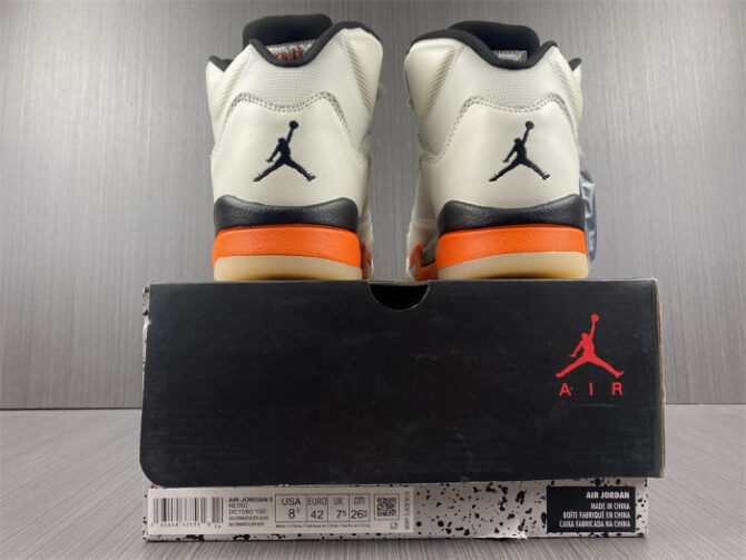 Air Jordan 5 Retro Total Orange DC1060-100 - Image 3