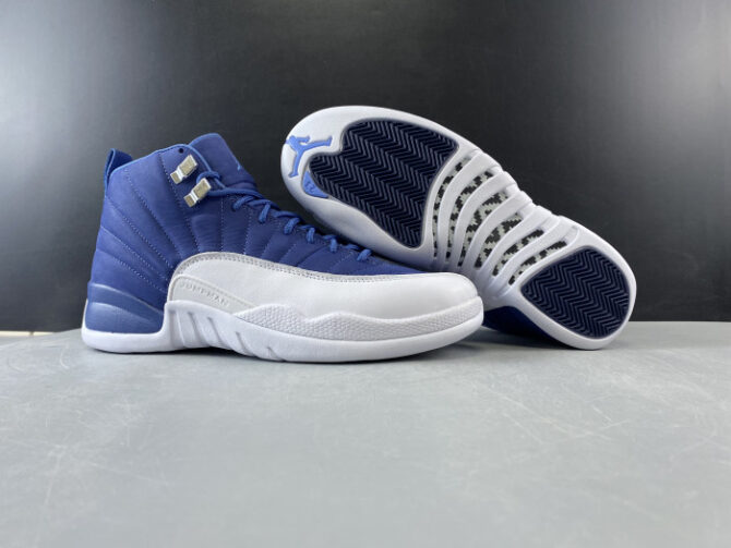 Air Jordan 12 Retro Stone Blue 130690-404 - Image 10