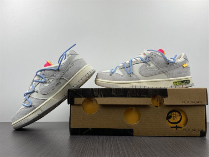 Nike Dunk Low O-W Lot 38 DJ0950-113 - Image 7