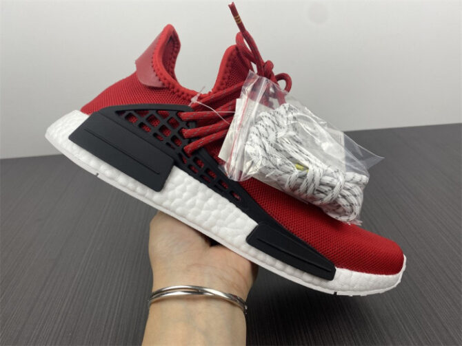 Adidas Pharrell x NMD Human Race 'Red' BB0616 - Image 4