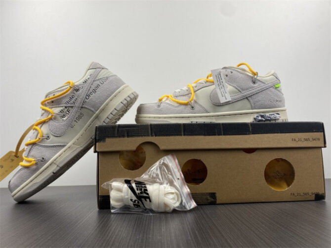 Nike Dunk Low O-W Lot 39 DJ0950-109 - Image 7