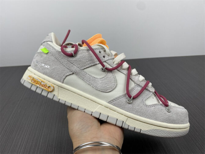 Nike Dunk Low O-W Lot 35 DJ0950-114 - Image 3