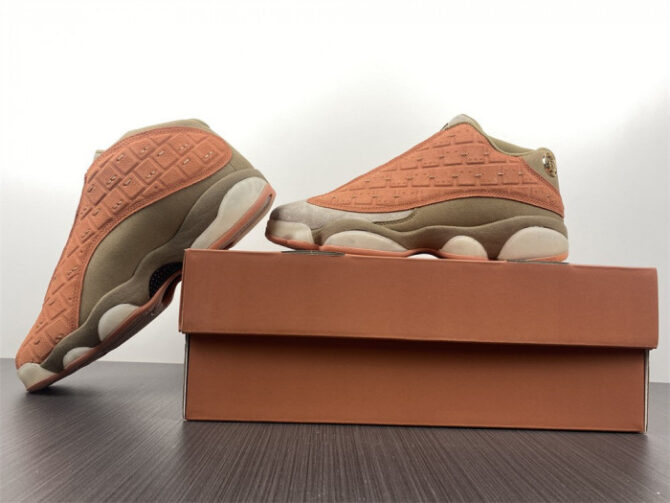 CLOT X AIR JORDAN 13 LOW SEPIA STONE/CANTEEN-TERRA BLUSH AT3102-200 - Image 6