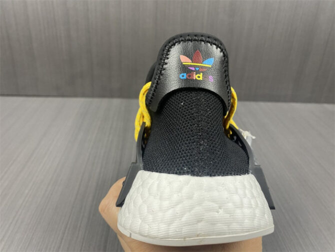 Adidas Pharrell x NMD HU Pharrell Human Species Black BB3068 - Image 5