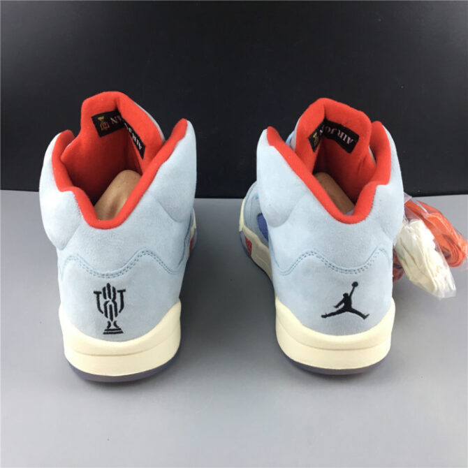 TROPHY ROOM X AIR JORDAN 5 JSP ICE BLUE CI1899-400 - Image 5