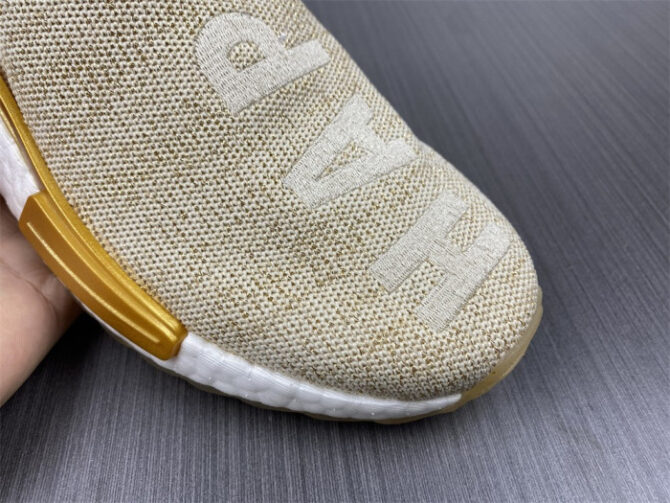 Adidas Pharrell NMD HU China Pack Happy (Gold) F99762 - Image 11