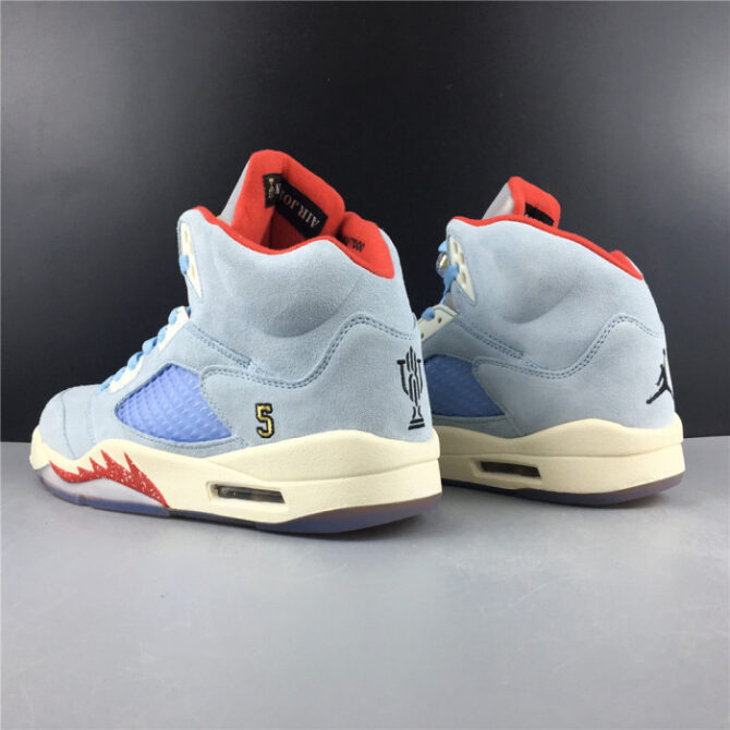 TROPHY ROOM X AIR JORDAN 5 JSP ICE BLUE CI1899-400 - Image 6