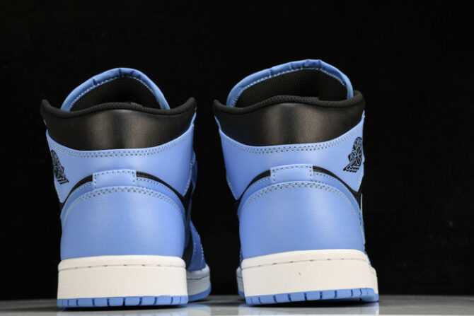 Jordan 1 Mid University Blue Black DQ8426-401 - Image 7