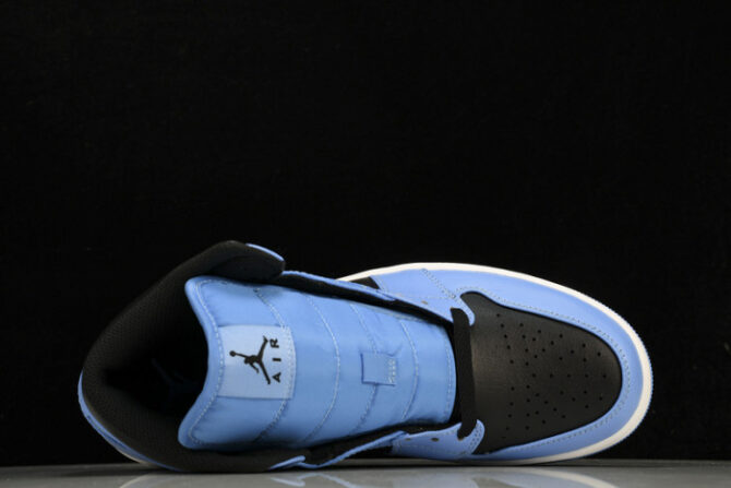 Jordan 1 Mid University Blue Black DQ8426-401 - Image 3