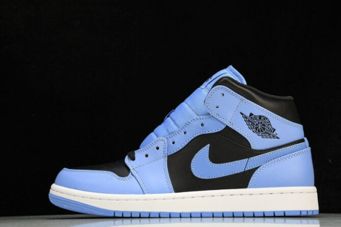 Jordan 1 Mid University Blue Black DQ8426-401 - Image 8