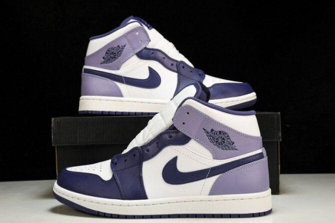 Air Jordan 1 Mid Blueberry DQ8426-515 - Image 9