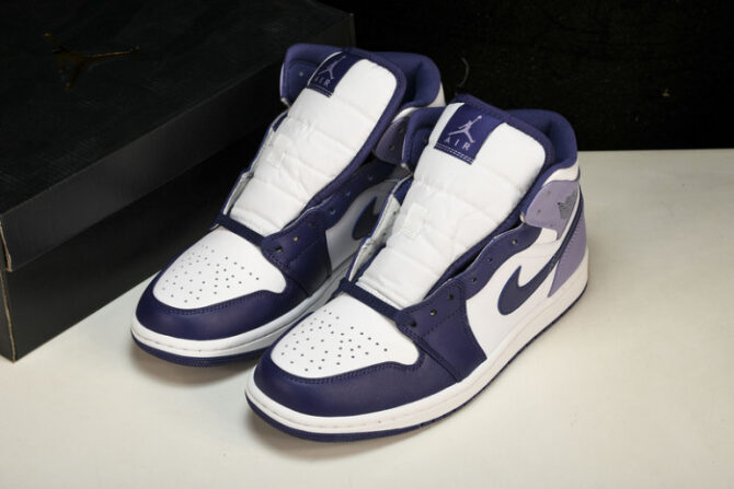 Air Jordan 1 Mid Blueberry DQ8426-515 - Image 3