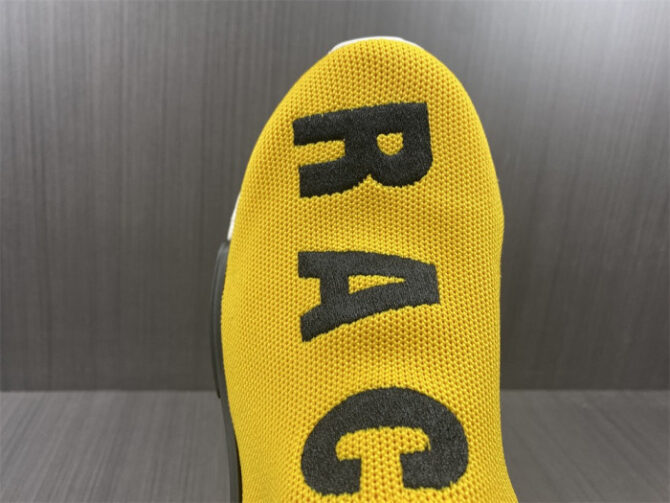 Adidas Pharrell x NMD Human Race 'Yellow' BB0619 - Image 7