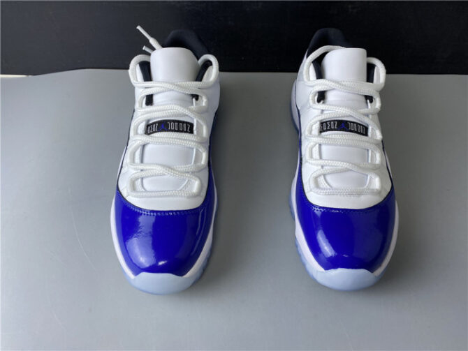 Air Jordan 11 Retro Low White Concord AH7860-100 - Image 7