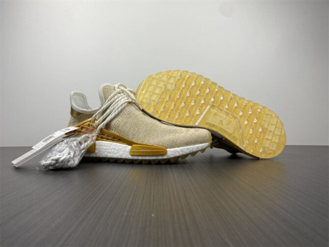 Adidas Pharrell NMD HU China Pack Happy (Gold) F99762 - Image 4