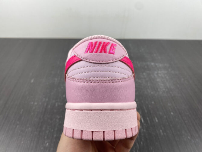 Nike Dunk Low Triple Pink (GS) DH9765-600 - Image 2