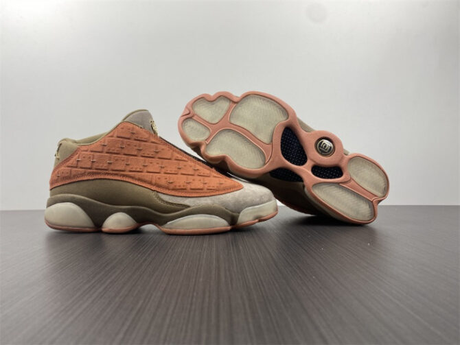 CLOT X AIR JORDAN 13 LOW SEPIA STONE/CANTEEN-TERRA BLUSH AT3102-200 - Image 8