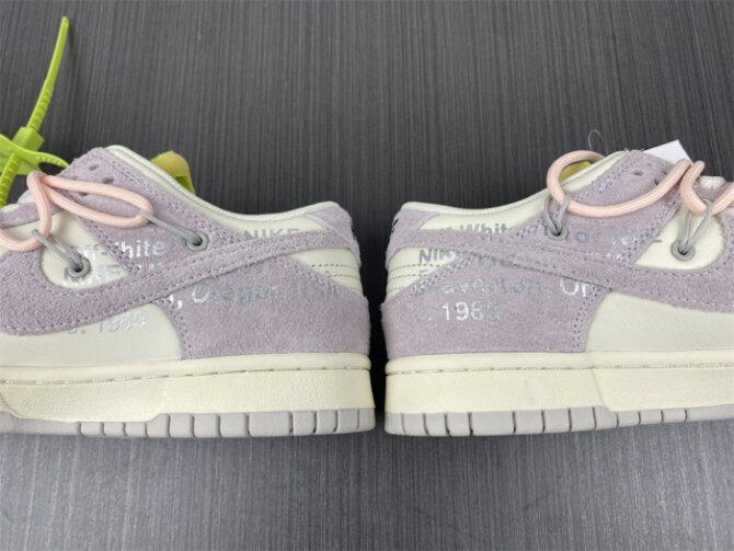 Nike Dunk Low O-W Lot 12 DJ0950-100 - Image 7