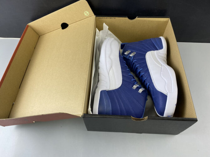 Air Jordan 12 Retro Stone Blue 130690-404 - Image 7
