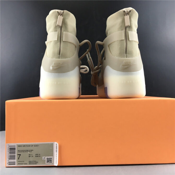 Nike Air Fear of God 1 Oatmeal AR4237-900 - Image 6