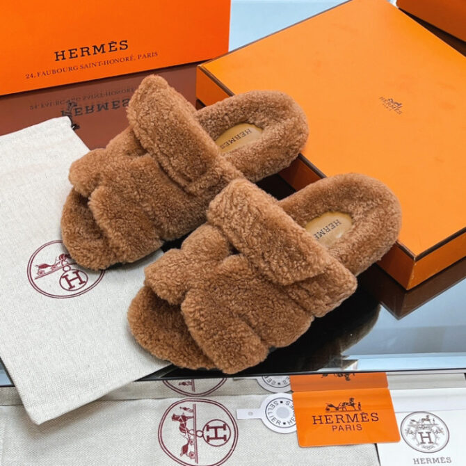 HERMES WINTER SANDALS