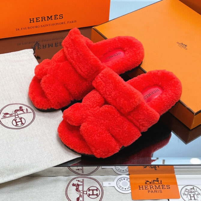 HERMES WINTER SANDALS