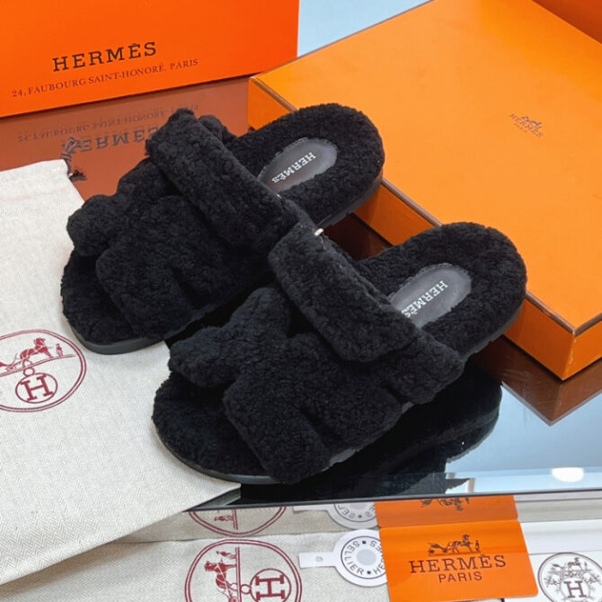 HERMES WINTER SANDALS