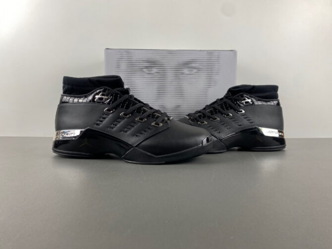 Jordan 17 Black Metallic Silver 303891-004 - Image 5