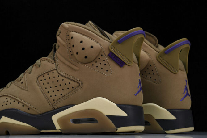 Jordan 6 Retro Gore-Tex Brown Kelp FD1643-300 - Image 6