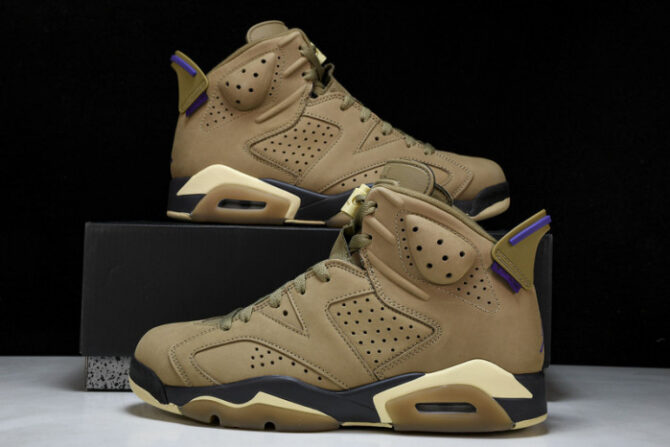 Jordan 6 Retro Gore-Tex Brown Kelp FD1643-300 - Image 2