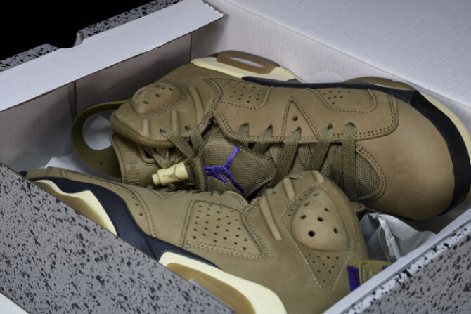 Jordan 6 Retro Gore-Tex Brown Kelp FD1643-300 - Image 4