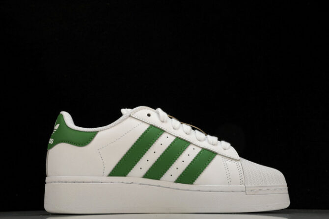 Adidas Originals Superstar XL Green White - Image 5