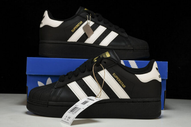 Adidas Originals Superstar XL Black White - Image 2