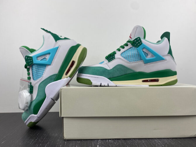 Jordan 4 Retro SB White Grass Green (limited edition) AJ4-KNCW - Image 6