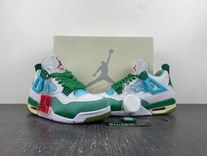 Jordan 4 Retro SB White Grass Green (limited edition) AJ4-KNCW - Image 5