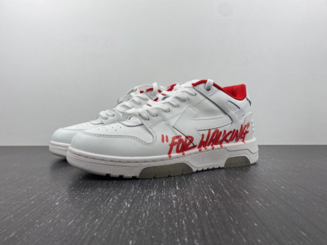 OFF-WHITE Out Of Office "OOO" Low Tops