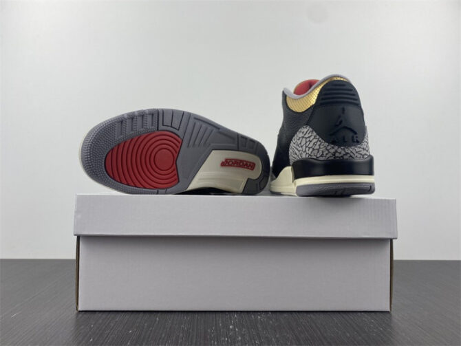 Air Jordan 3 WMNS “Black Gold” CK9246-067 - Image 3