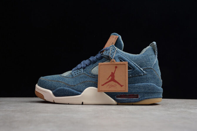 LEVI'S X NIKE AIR JORDAN 4 DENIM AO2571-401