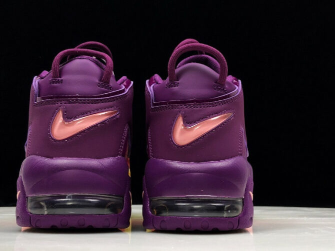 NIKE WMNS AIR MORE UPTEMPO CITRON/PINK/BRIGHT PURPLE-NIGHT GRAPE STYLE AV8237-800 - Image 6