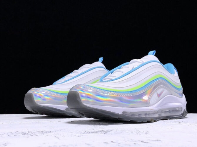 Air Max 97 UL 17 SE White Hologram Blue Women Running BV6670-101 - Image 8